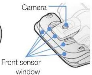 SAMSUNG POWERbot VR9000H - Cleaning the sensors and the camera - 2