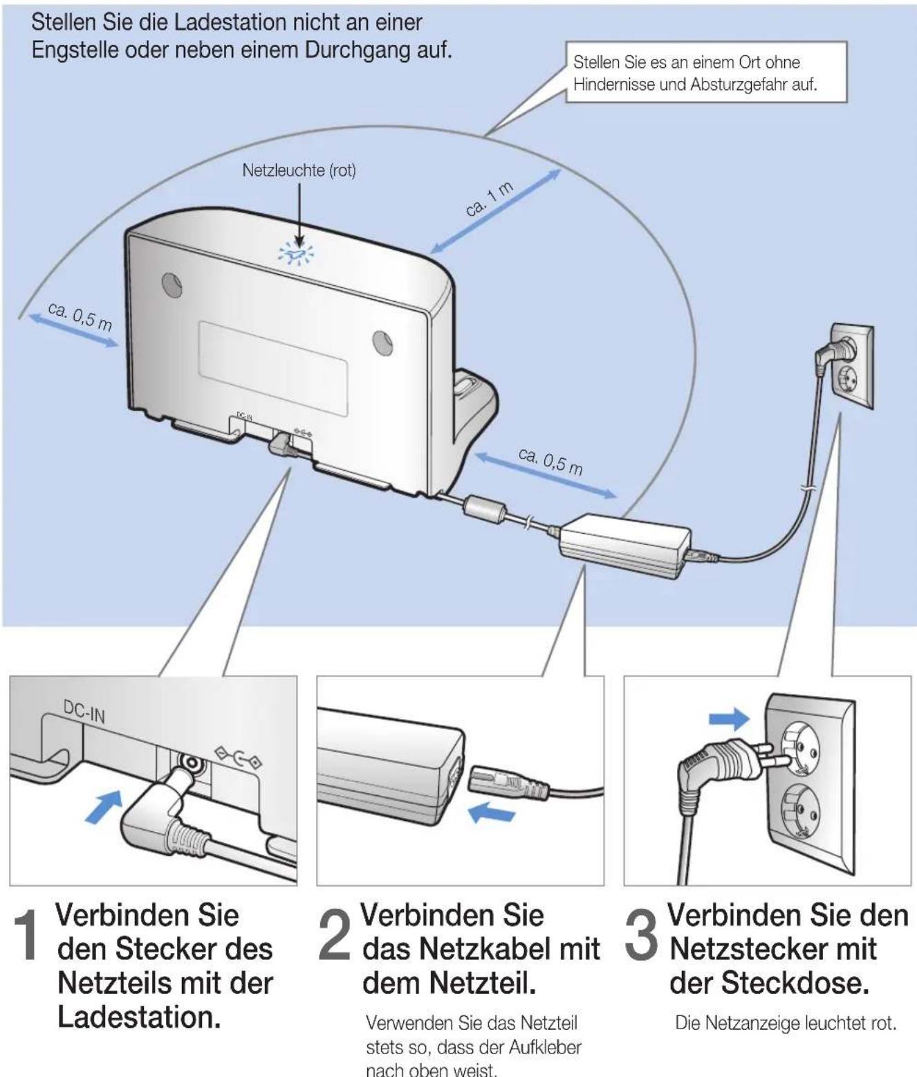 SAMSUNG POWERbot VR9000H - Aufstellen der Ladestation - 1
