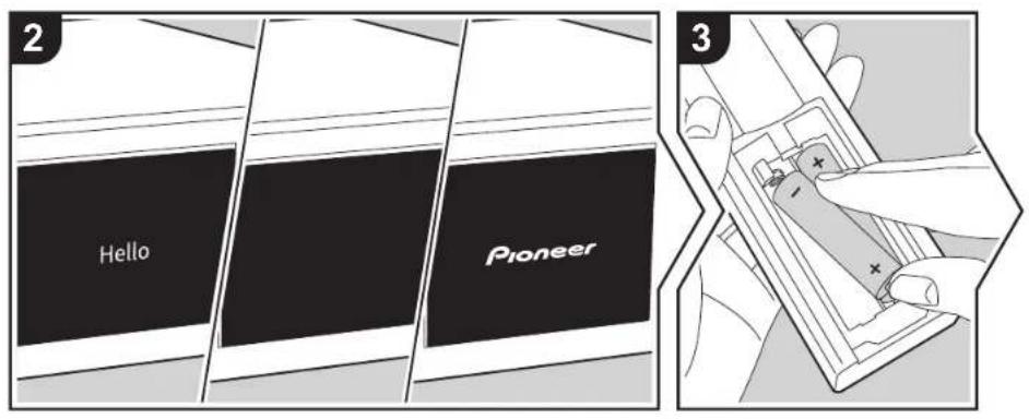 PIONEER N50AE - Mise sous tension &amp; Configuration initiale - 2