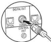 PIONEER N50AE - Raccordement à l'aide d'un cable coaxial numérique - 1