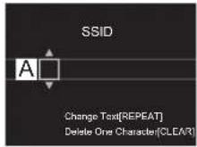 PIONEER N50AE - Introducir el SSID del punto de acceso - 1