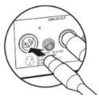 PIONEER N50AE - Raccordement à l'alde d'un cable XLR (N70AE uniquement) - 1