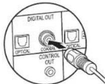 PIONEER N50AE - Verbinden met een digitale coaxiale kabel - 1