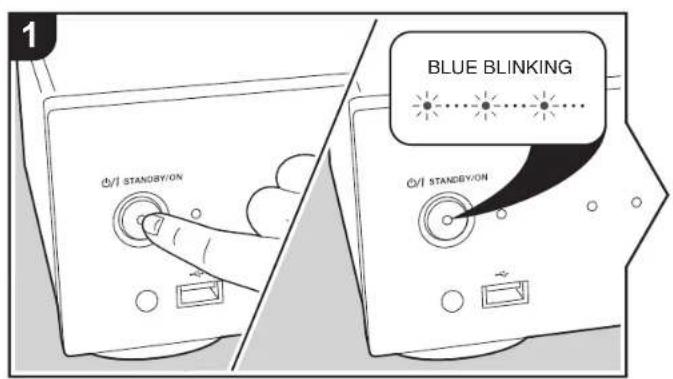 PIONEER N50AE - Satta på strömmen och grundinställning - 1