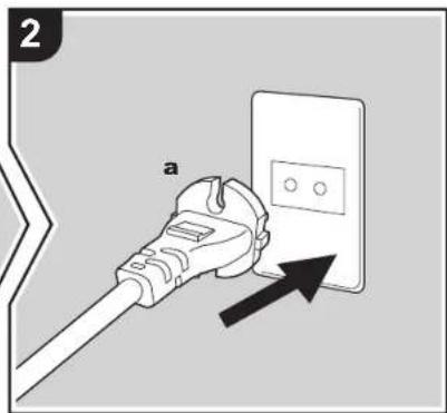 PIONEER N50AE - Collegamento del cavo di alimentazione, ecc. - 2