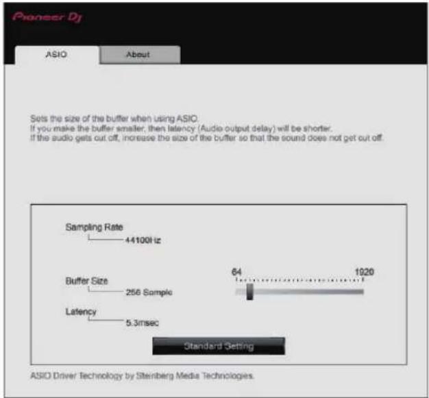 PIONEER DDJSR2 - Cliquez sur l'onglet [ASIO] - 1