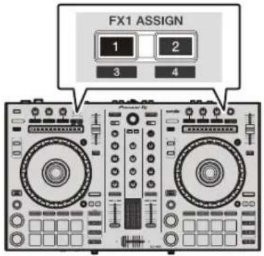 PIONEER DDJSR2 - Régler le mode dj-fx sur le mode single FX dans l'écran du calculer serato DJ. - 1