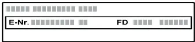 SIEMENS BI630DNS1 - E number and FD number - 1
