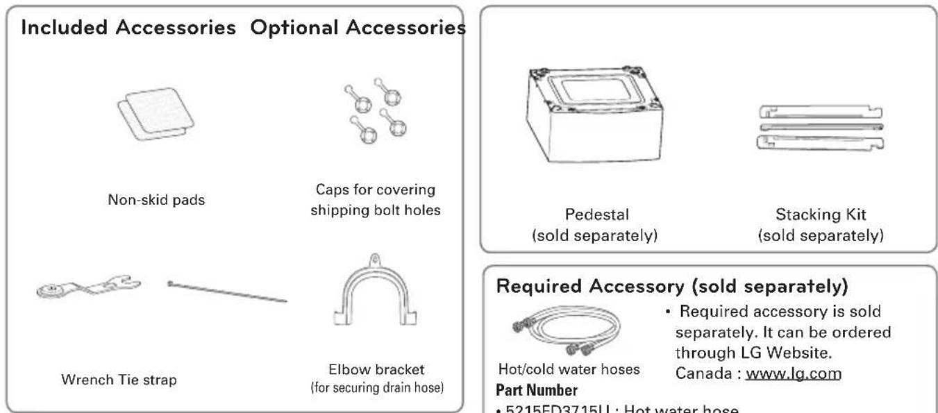 LG WM4370HKA - Accessories - 1