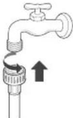 LG WM4370HKA - Connecting the Water Lines - 2