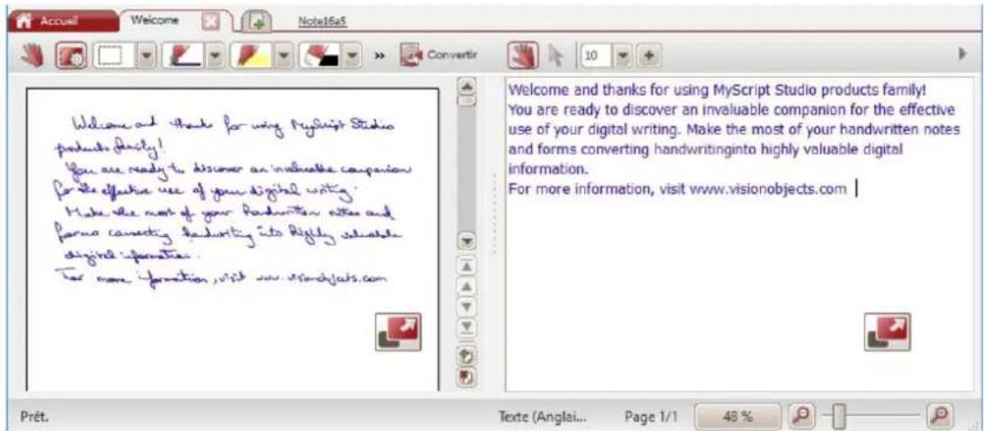 IRIS IRISNotes Air 3 - Conversion des notes - 3