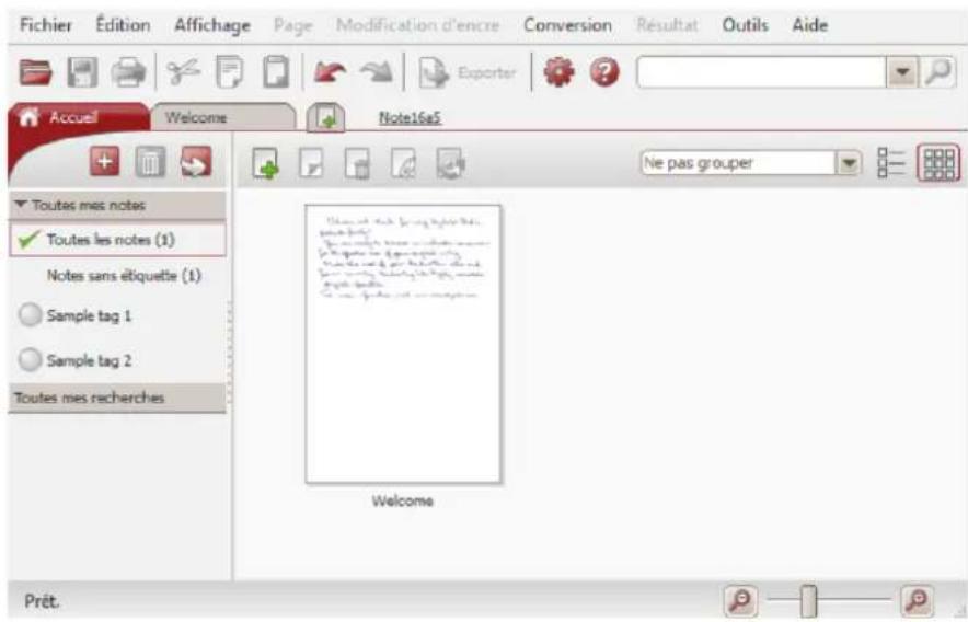 IRIS IRISNotes Air 3 - Modification de notes dans l'application IRISNotes - 1