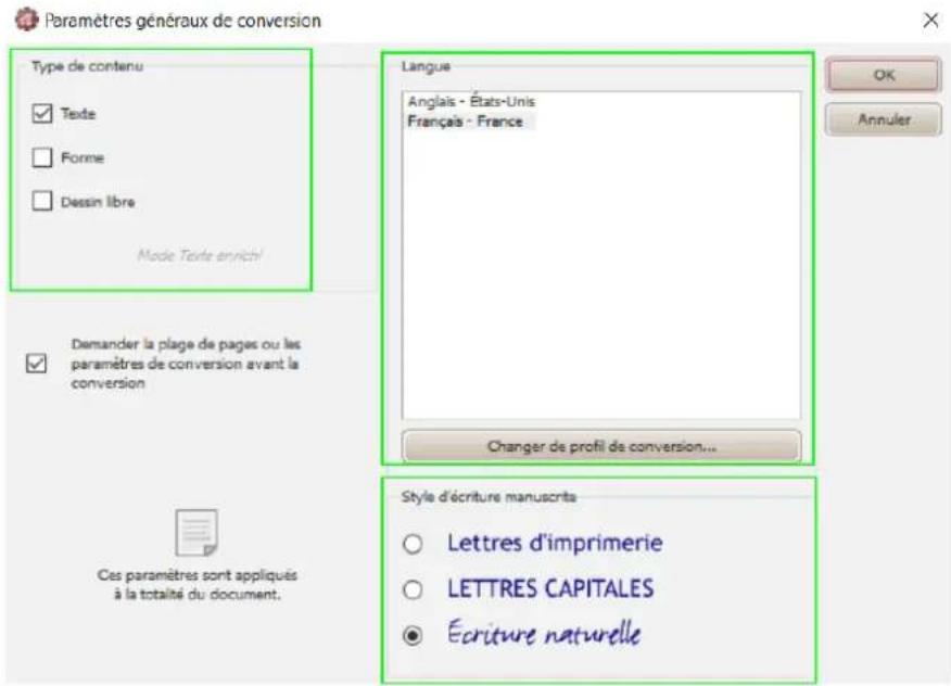 IRIS IRISNotes Air 3 - Conversion des notes - 2