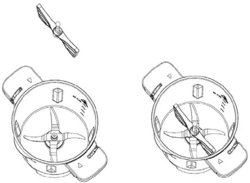 FAGOR FG508 - Utilisation de l'accessoire mélangeur (Papillon) - 1