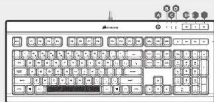 CORSAIR K66 - Présentation de votre clavier - 1