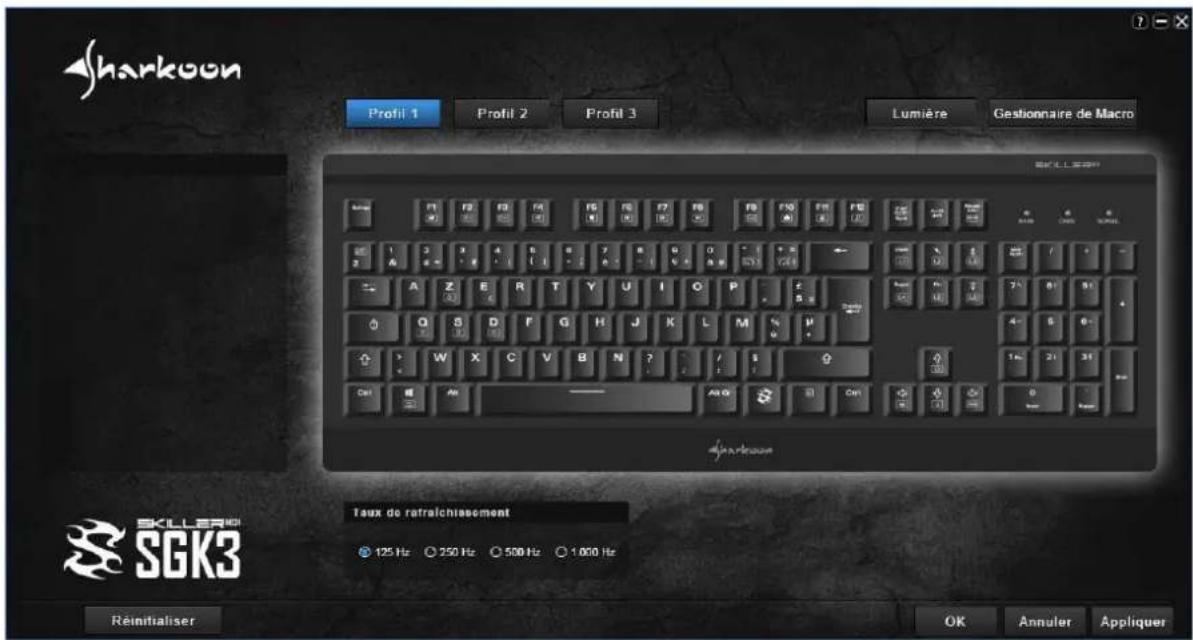 Sharkoon Skiller Mech SGK3 - Réinitialisation - 1