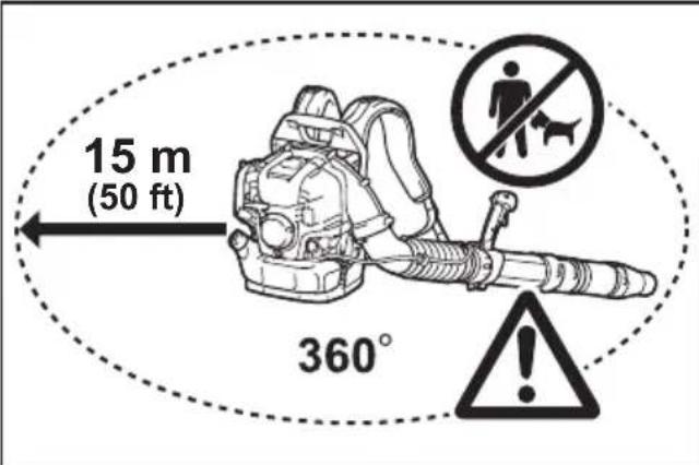 MAKITA EB5300TH - Starten van de bladblazer - 1