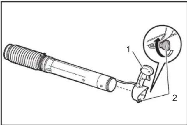 MAKITA EB5300TH - Assemblage des tubes du souffleur - 3
