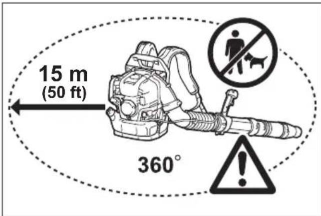 MAKITA EB5300TH - Start af blaeseren - 1