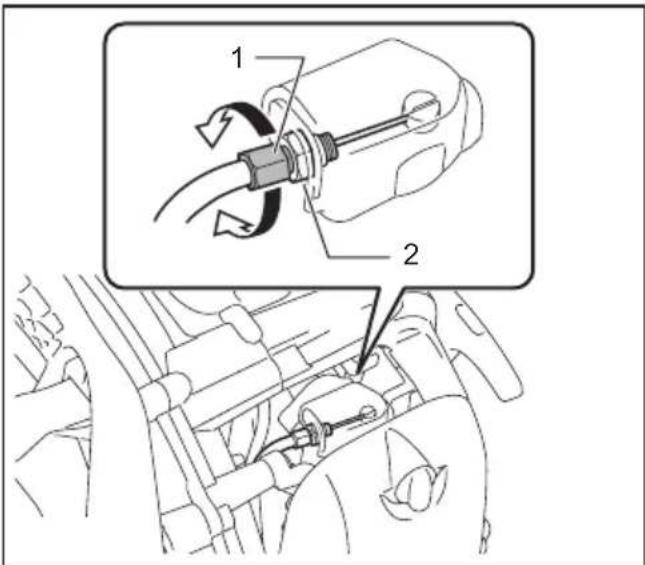 MAKITA EB5300TH - Checking throttle valve - 2