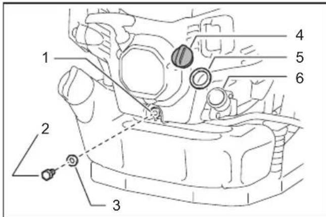 MAKITA EB5300TH - Δiaδikασία αλλayns λαδiou - 1