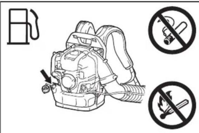 MAKITA EB5300TH - Brandstof bijvullen - 1