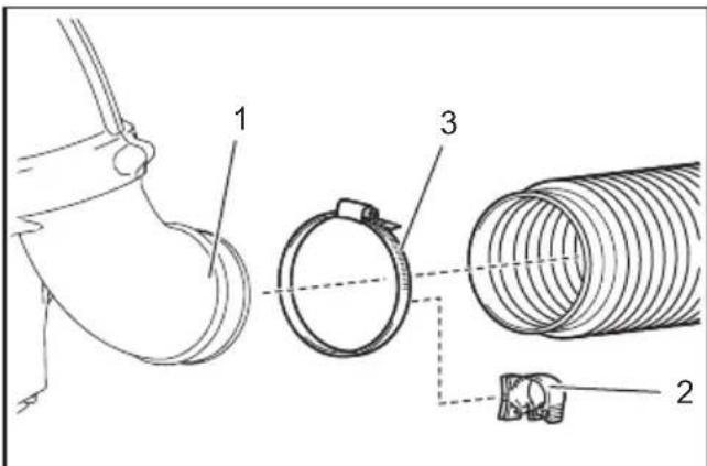 MAKITA EB5300TH - Assembling blower pipes - 4