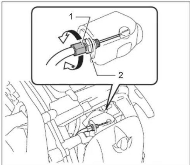 MAKITA EB5300TH - Überprüfen der Drosselklappe - 2