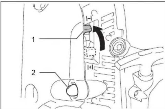 MAKITA EB5300TH - Bei kaltem Motor oder nach dem Auftanken (Kaltstart) - 3