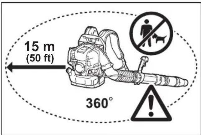 MAKITA EB5300TH - Avviamento del soffiatore - 1