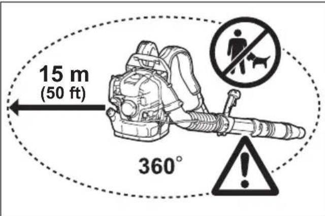 MAKITA EB5300TH - Arranque del soplador - 1