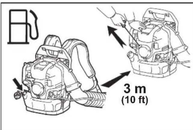 MAKITA EB5300TH - Refuelling - 2