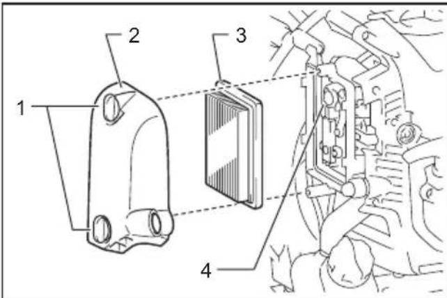 MAKITA EB5300TH - Procedura di pulizia - 1