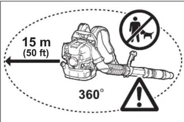 MAKITA EB5300TH - Démarrage du souffleur - 1