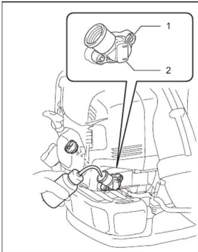 MAKITA EB5300TH - Oil replacement procedure - 2