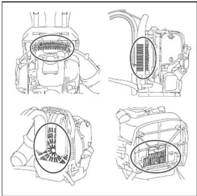 MAKITA EB5300TH - Limpieza de la cubierta del carburador - 2
