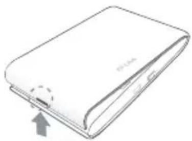 TP-LINK M7300 - Einsetzen der SIM-Karte und des Akkus - 1