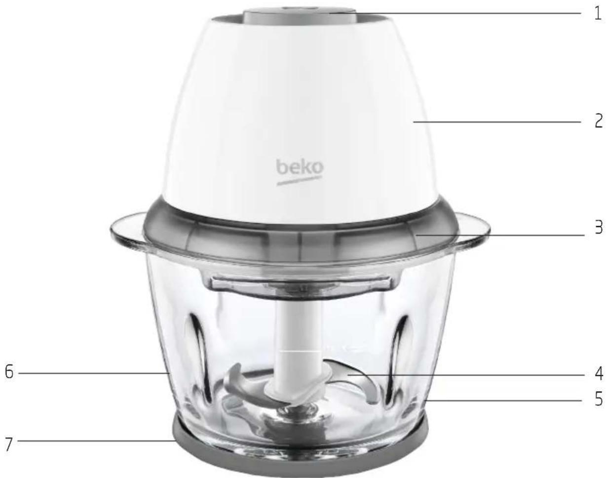 BEKO CHG6400W - Vue d'ensemble - 1