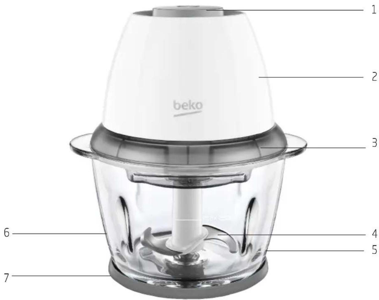 BEKO CHG6400W - Opis ogólny - 1