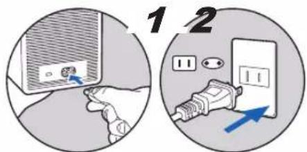 ONKYO VCGX30W - Power Cord Hookup - 1