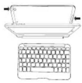 Zagg ID8RGKBBG - INSÉRER / RETIRER VÔTURE TABLETTE - 1