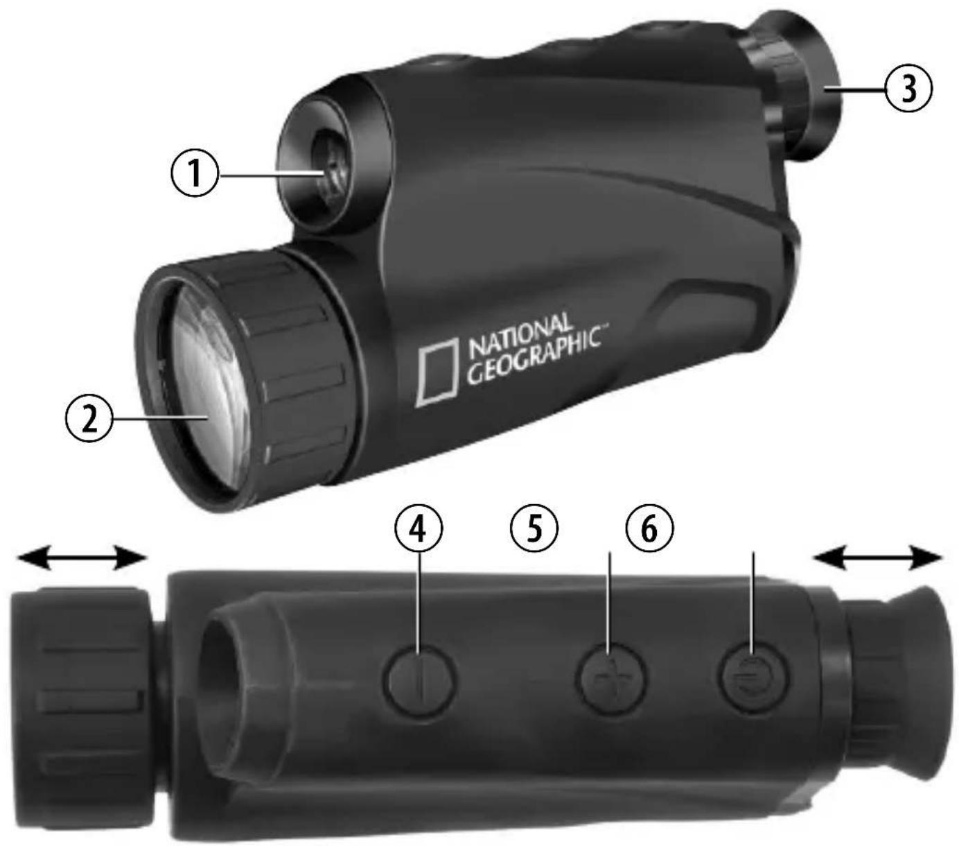 BRESSER National Geographic 5X50 - NACHTSICHTGERÄT NIGHT VISION DEVICE 3X25/5X50 - 4