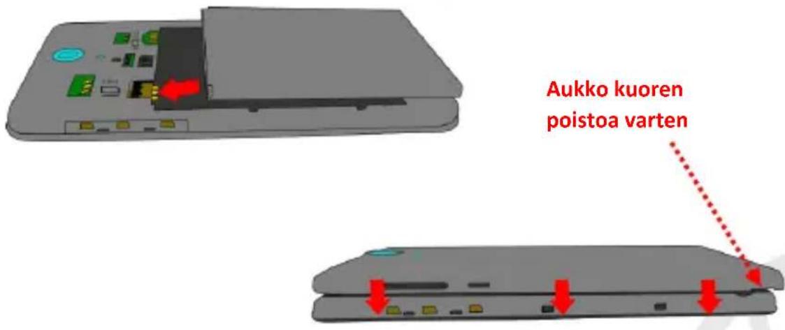 NGM-Mobile You Color E507 plus - Akun asettaminen paikoilleen - 1