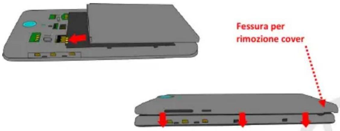 NGM-Mobile You Color E507 plus - Inserire la batteria - 1