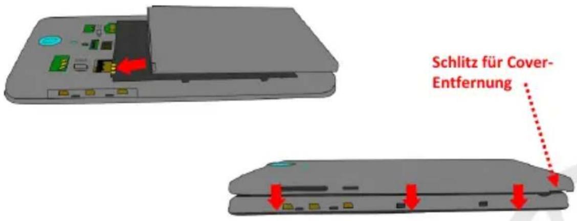 NGM-Mobile You Color E507 plus - Akku einsetzen - 1