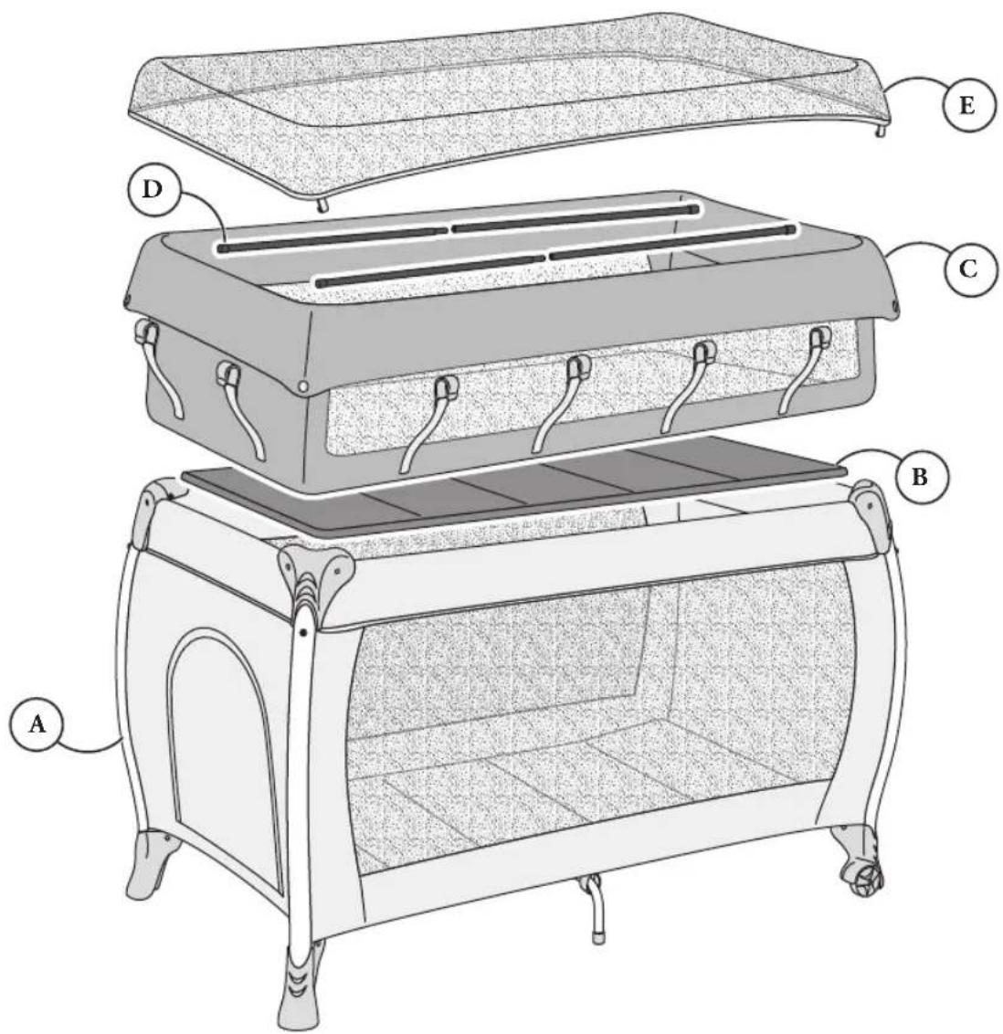 Inglesina Lodge - TRAVEL COT - 1
