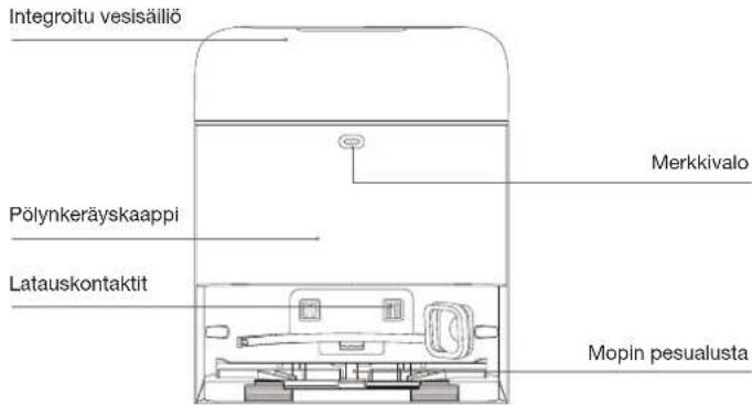 ECOVACS DEEBOT MINI - OMNI Station (Nakymä etupuoleelta) - 1