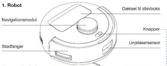 ECOVACS DEEBOT MINI - Produktdiagram - 1