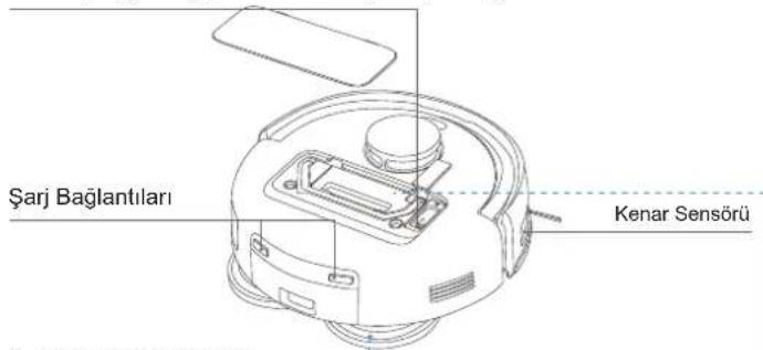 ECOVACS DEEBOT MINI - Robotun Ic Kismi (Toz Kutusu Kapaginin Alti) - 1