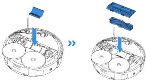 ECOVACS DEEBOT MINI - Rengjor hovedborsten - 3